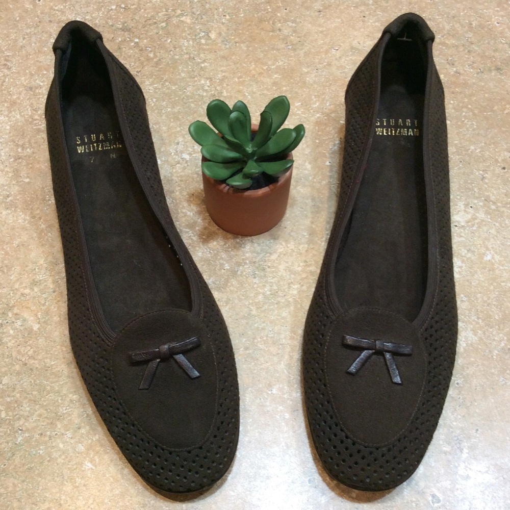 STUART WEITZMAN BROWN HEELS